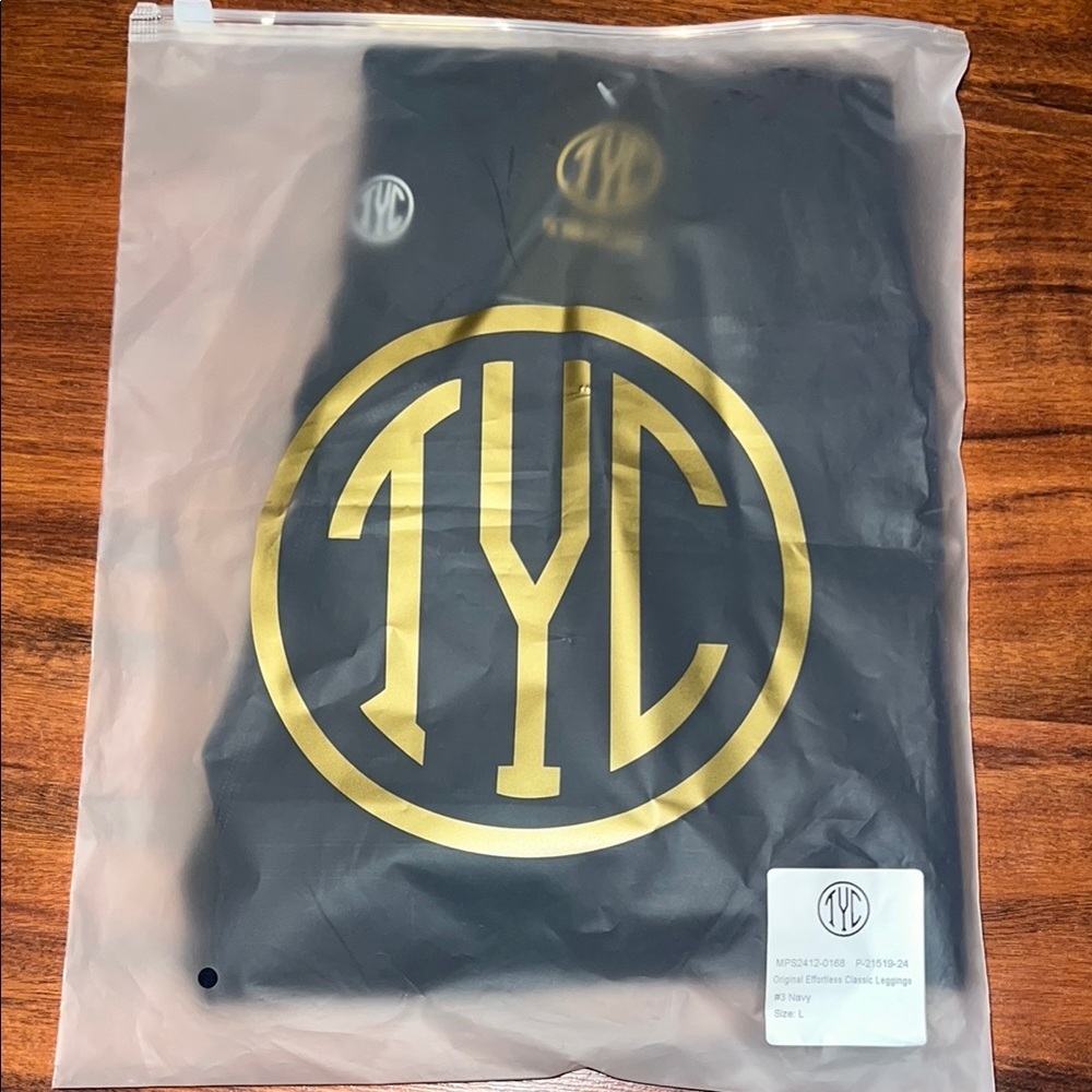 Til You Collapse Original Effortless Classic Leggings Navy Large - Picture 2 of 10